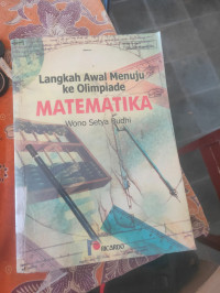 Image of langkah awal menuju ke olimpiade matematika