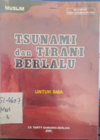 Image of TSUNAMI DAN TIRANI BERLALU