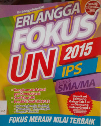 Image of ERLANGGA FOKUS UN SMA/MA PROGRAM IPS