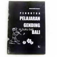 Image of Penuntun Pelajaran Gending Bali